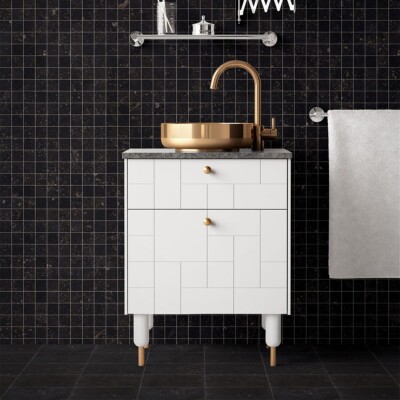 Belgium Blue Honed 2×2 Limestone Mosaic 12×12 (MS02352)