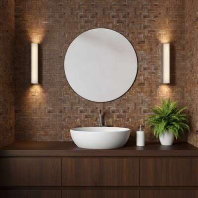 Douz Honed Diagonal Basket Weave Limestone Mosaic 13 3/16×13 3/16 (MS02617)