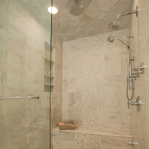 Massa Honed 1×1 Marble Mosaic 12×12 (MS01009) Avenza Honed Marble Tile 12×12 (TL12765)