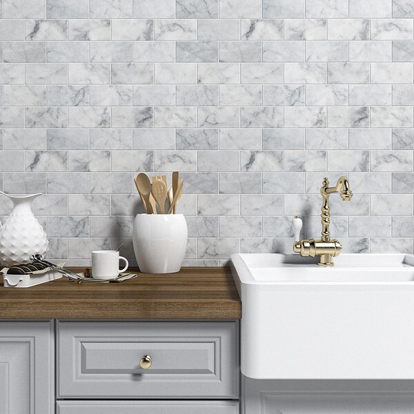 Avenza Honed Marble Tile 2 3/4×5 1/2 (TL12792)