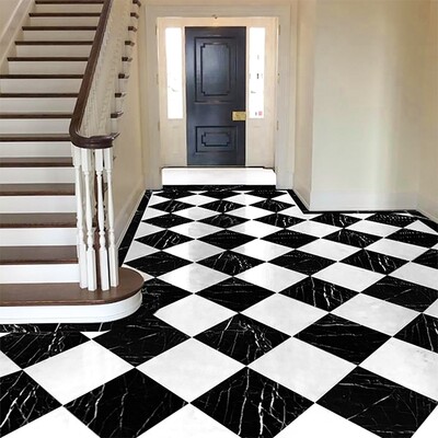 Black Polished Marble Tile 12×12 (TL90213)