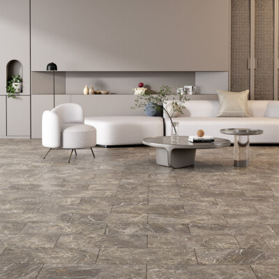 Silver Drop Honed  Marble Tile 12×24 (TL16353)