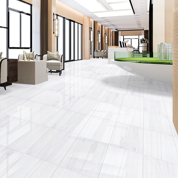 Bianco Dolomiti Classic Polished Marble Tile 12×24 (TL17656)