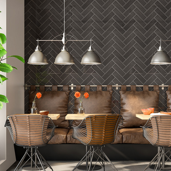 Barn Glossy Subway Ceramic Tile 3×9 (TL18330)