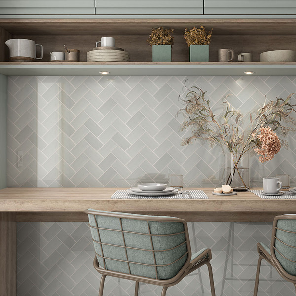 Cold Glossy Subway Ceramic Tile 3×6 (TL18347)