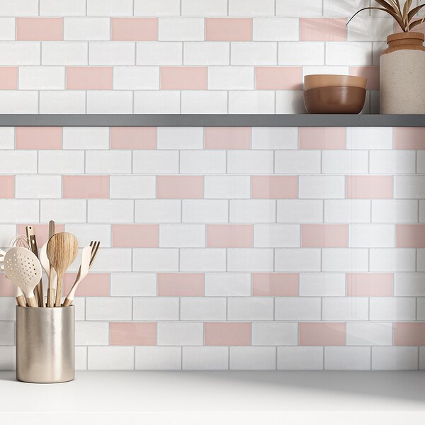 Rosie Glossy Subway Ceramic Tile 3×6 (TL18349)