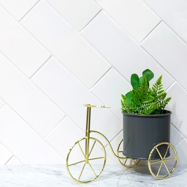 Satin Cotton Matte Subway Ceramic Tile 3×9 (TL18358)
