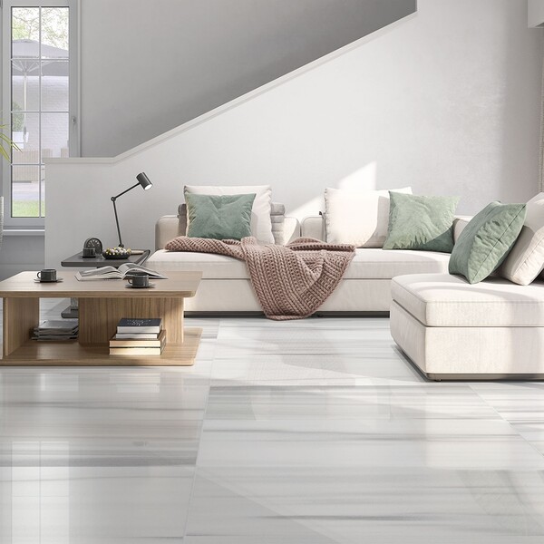 Frost White Polished Marble Tile 24×48 (TL18395)