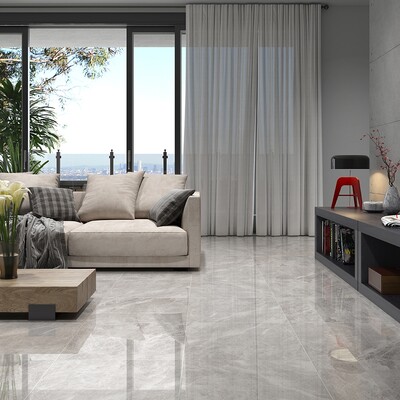 Fusion Gray Polished Marble Tile 24×24 (TL18400)