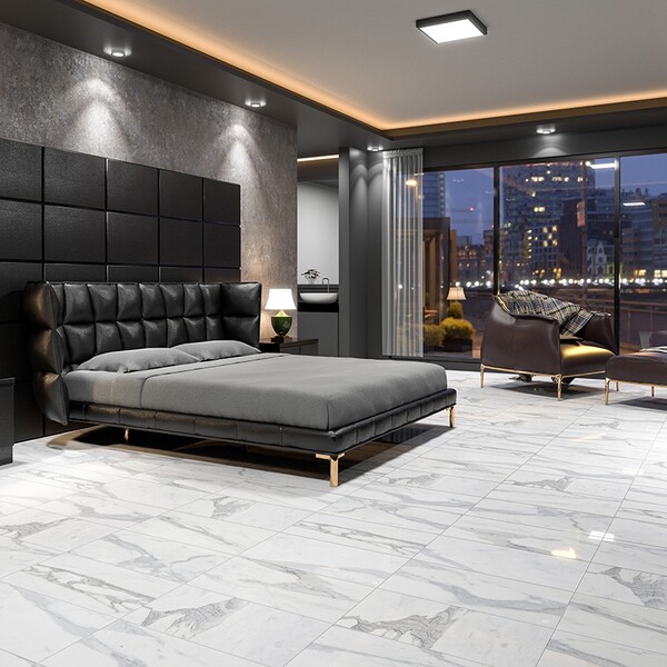 Calacatta Gold Royal Polished Marble Tile 12×24 (TL18804)