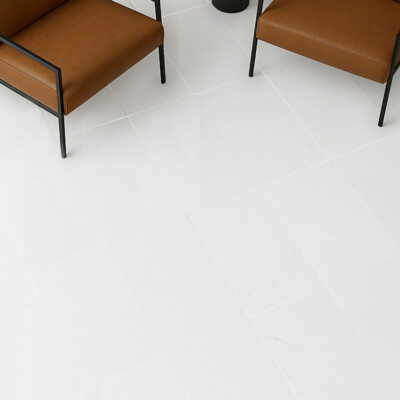 Aspen White Honed  Marble Tile 12×24 (TL18807)