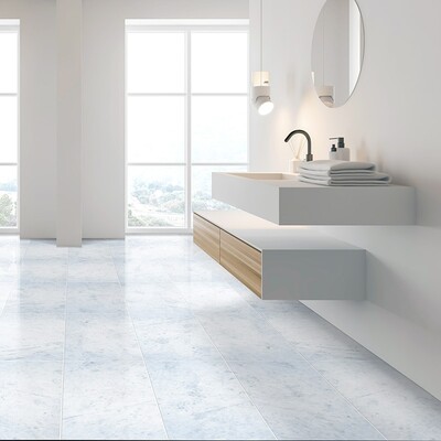 Opal White Polished Marble Tile 12×24 (TL18825)