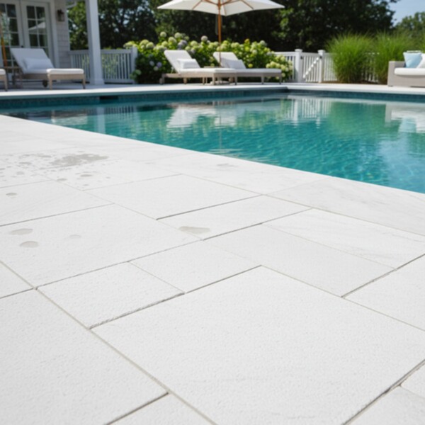 Skyline Vein Cut Textured  Marble Pavers Versailles Pattern (TL18887)
