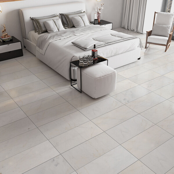 White Pearl Honed  Marble Tile 12×24 (TL19189)