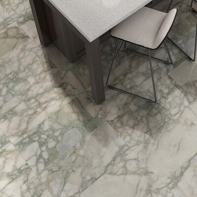 Calacatta Green Polished Marble Tile 12×24 (TL19211)