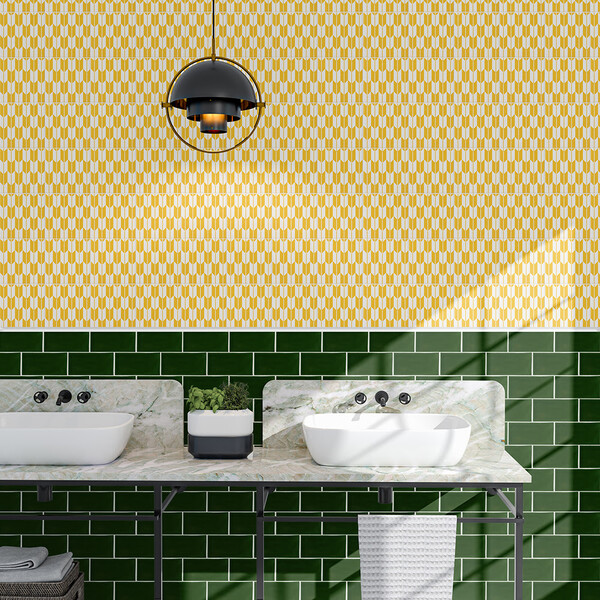 Emerald Glossy Subway Ceramic Tile 3×6 (TL19765)