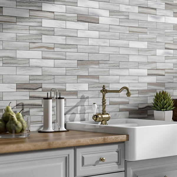 Skyline Honed Subway Marble Tile 2×8 (TL20028)
