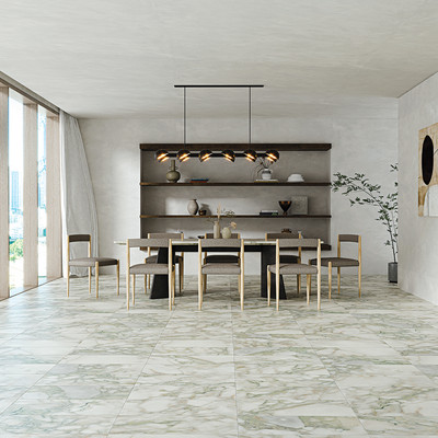 Calacatta Green Honed Marble Collection