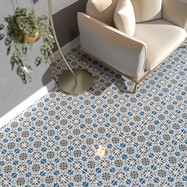 Sintra 6 Square 1/2 Glazed Ceramic Tile 6×6 (TL80134)