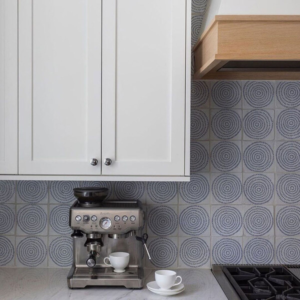 Batik 5 Square 1/2 Glazed Glazed Terracotta Tile 6×6 (TL80197)