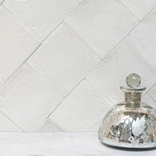 Antique White Square 1/2 Glazed Ceramic Tile 6×6 (TL80216)