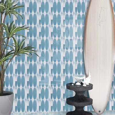 Gidget Boards Glossy Surfs Up Ceramic Tile 6×6 (TL80442)