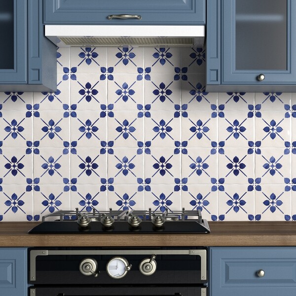 Roussillon Glossy Ceramic Tile 6×6 (TL80558)