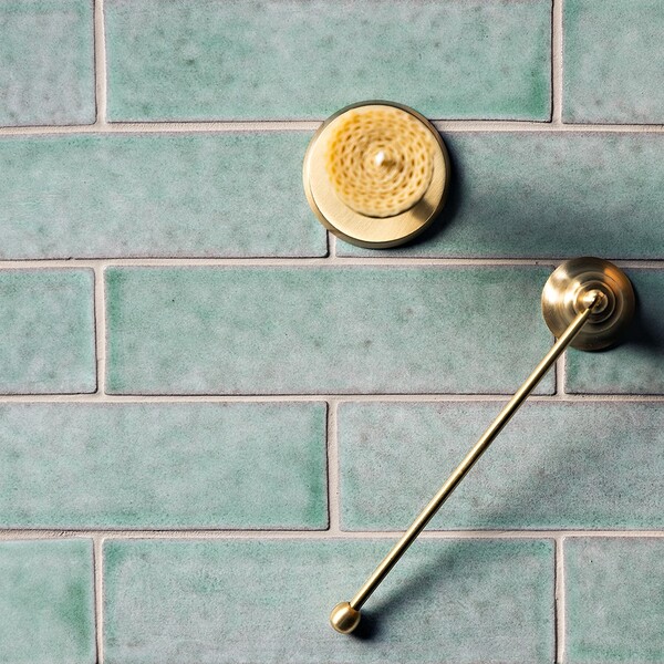 Sage Glossy Thin Brick Tile 2 1/4×7 7/8 (TL80567)