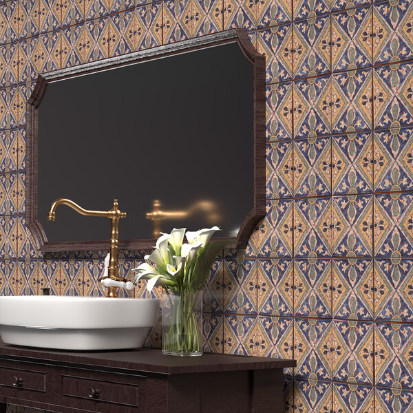 Tintoretto Glossy Terracotta Tile 6×6 (TL80751)