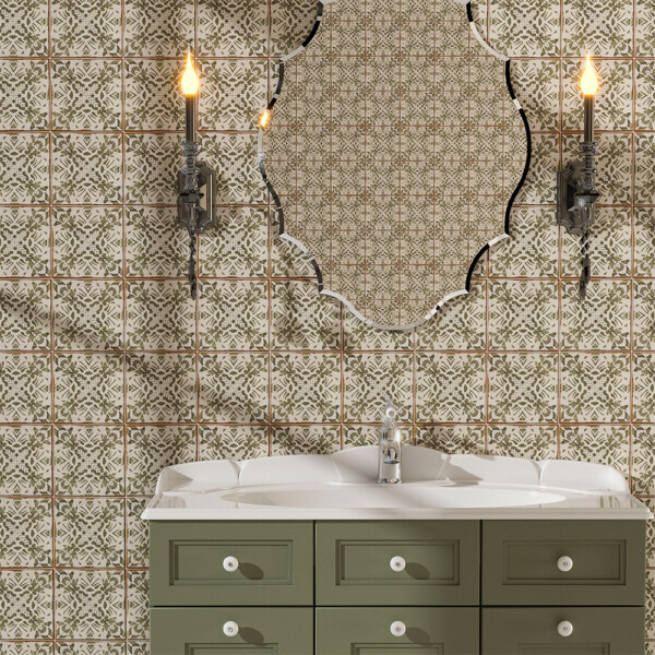 Daphne Matte  Glazed Terracotta Tile 6×6 (TL80790)