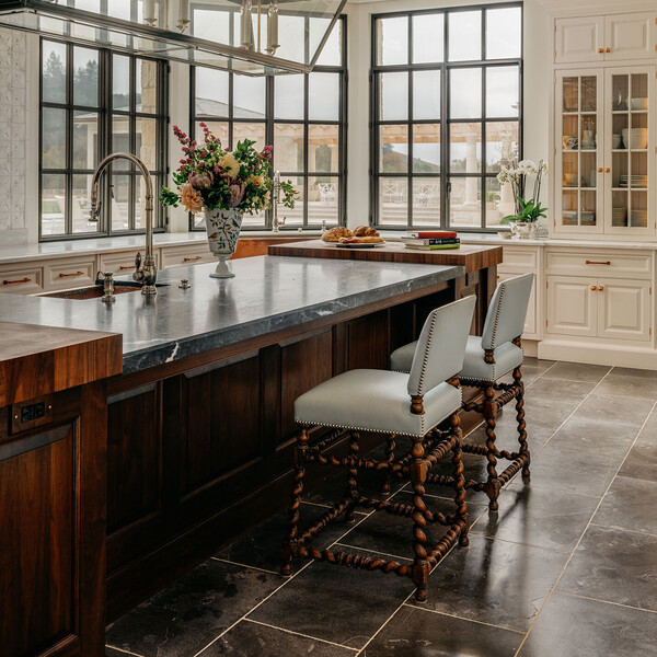 Marble Kitchen Island