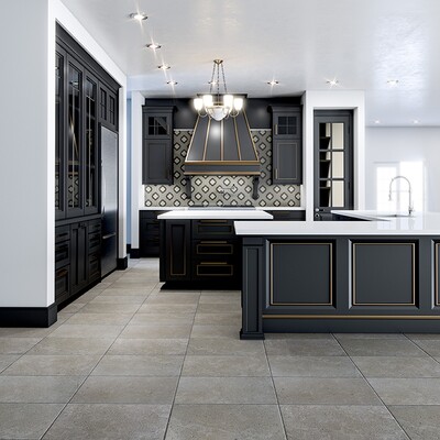 Irene Britannia Light, Britannia, Bosphorus Honed Limestone Waterjet Decos 11 3/8×11 3/8 (YNR90238)