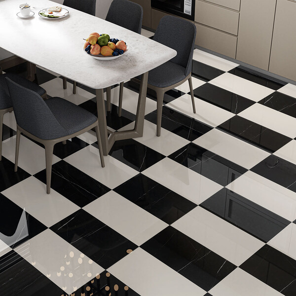 Aspen White Polished  Marble Tile 12×24 (TL19340)