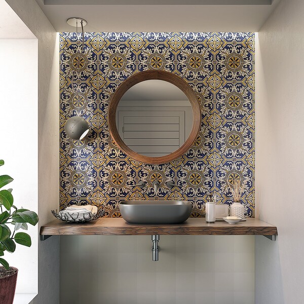 Blanc Glazed Ceramic Tile 5 7/8×5 7/8 (WLV20001)