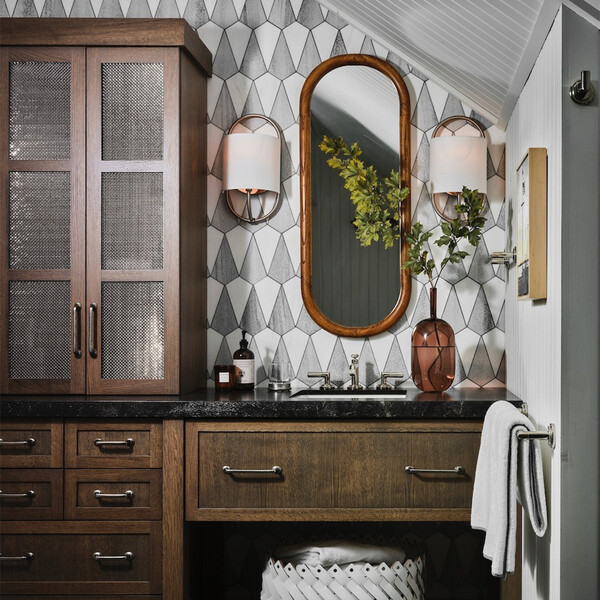 Diamante Snow White, Skyline Multi Finish Marble Waterjet Decos 4 1/32×7 1/2 (XET13001)