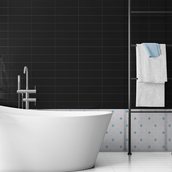 Pure White, Ocean Glossy Serendipity Ceramic Tile 6×6 (XSP90016)