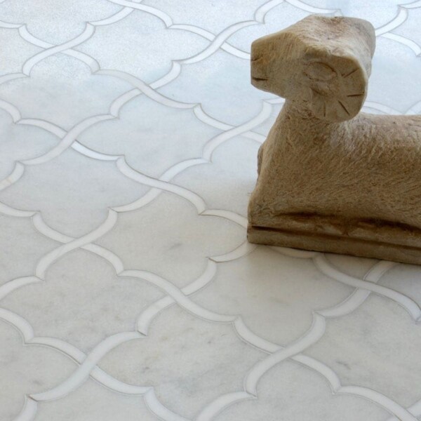 Dolomite, Glacier Multi Finish Gaia Marble Mosaic 12×12 (YNR10048)