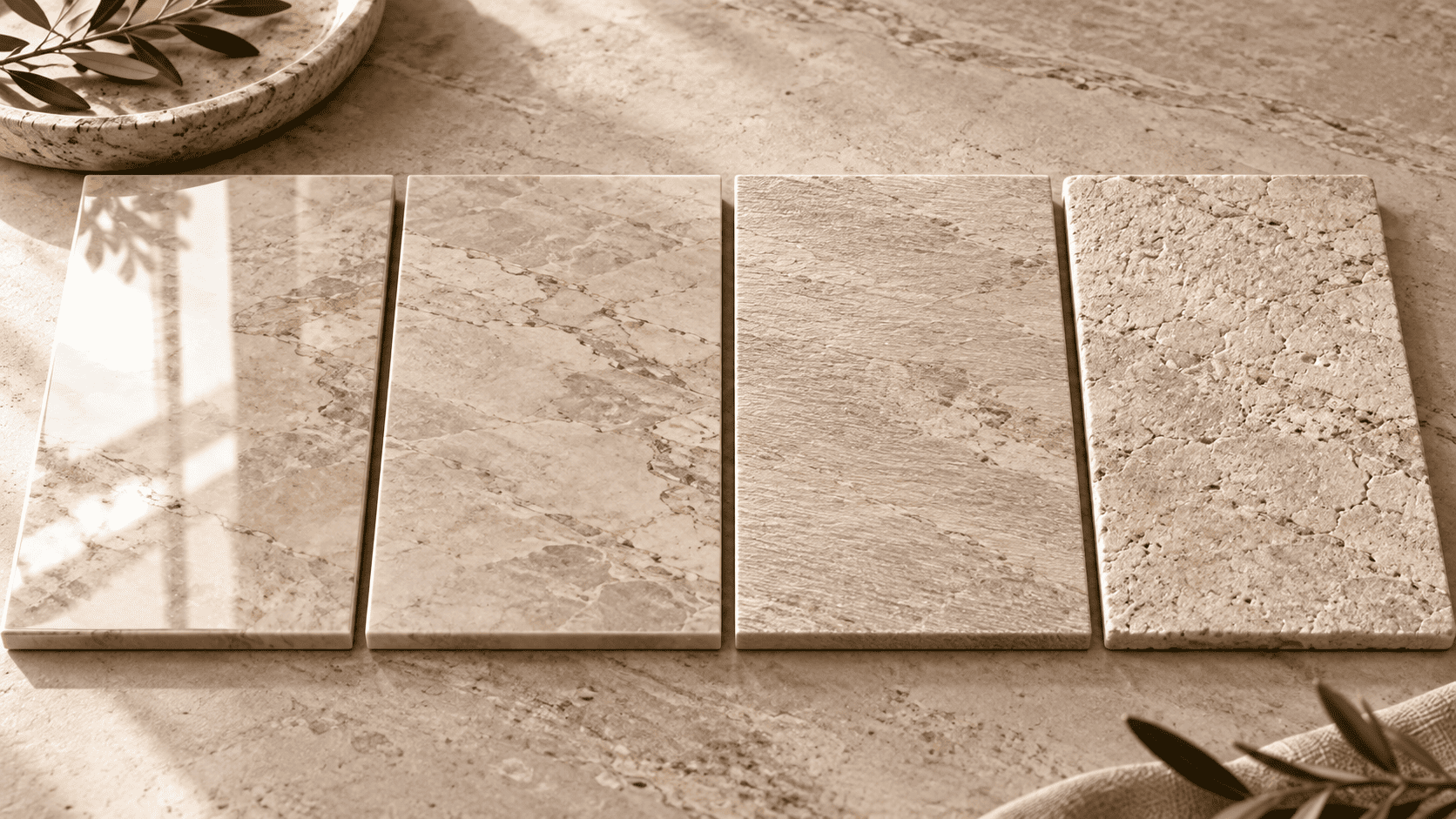 Natural Stone Tile Finishes