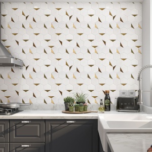 Brass And Stone Mosaic Collection