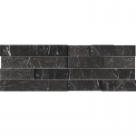 Iris Black Honed Marble  Wall Decos Mini Elevations Pattern