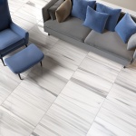 Frost White Polished Marble Tiles 61x61