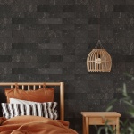 Iris Black Honed Marble Tiles 7,5x30,5