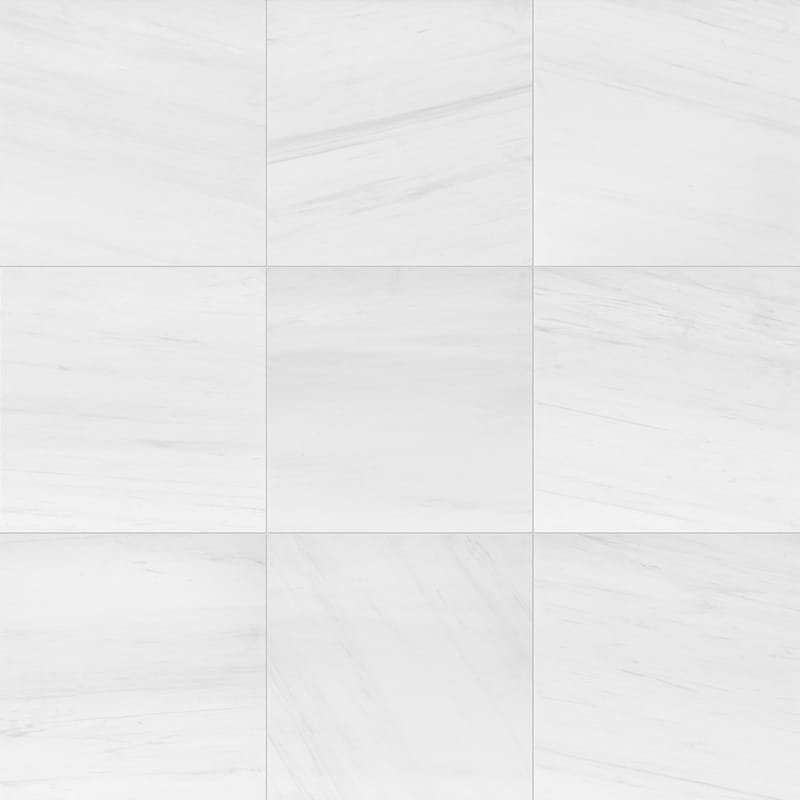 Snow White 1 2 Honed Marble Tiles 30 5x61, White Marble Tile